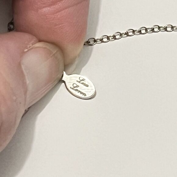 Sideways Cross 925 Silver CZ Lisa Lorna Faith Religious Hope Christian Catholic - Picture 4 of 8